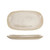 Oval Stoneware Plate, Reactive Crackle Glaze