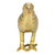 Cast Aluminum Bird, Gold Finish