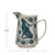 Hand-Painted Stoneware Pitcher, Rabbit & Flowers