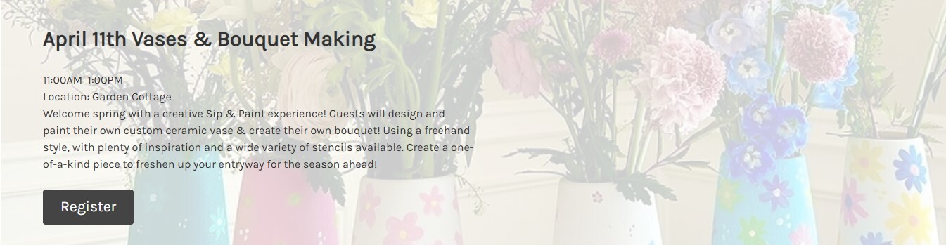 Vases and Bouquet Making