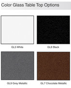 Telescope Casual Glass Top Color Options