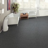Mohawk Aladdin Rule Breaker 20 AQ92 Commercial Broadloom Carpet Charcoal Room Scene