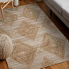 GC Home Wisdom Woven Diamond Area Rug Room Scene 1