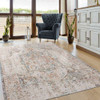 GC Home Starzy Aged Oriental Medallion Area Rug Room Scene 1