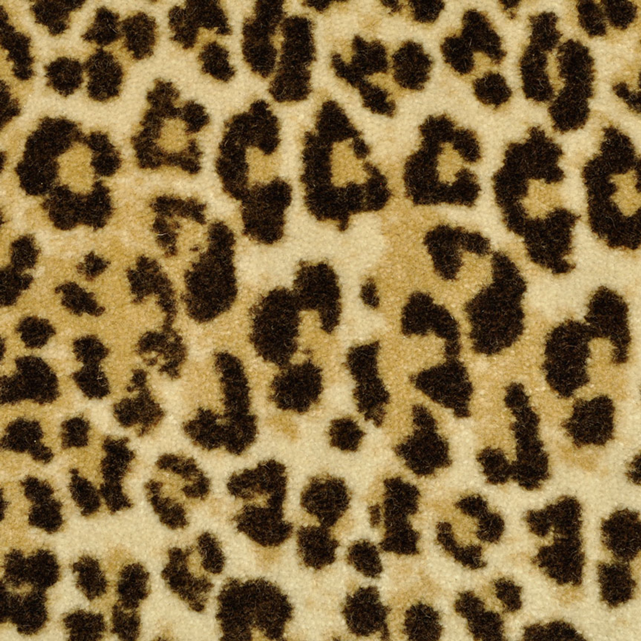 Masai Leopard Print Wool Rugs90x150cm (5’0x3’0)