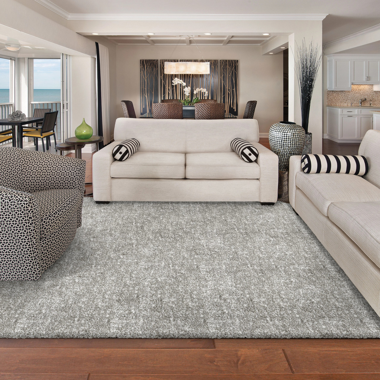 SLY SHAGGY C／A PLAIN SHAGGY 01800A LIGHT GREY – KING CARPETS