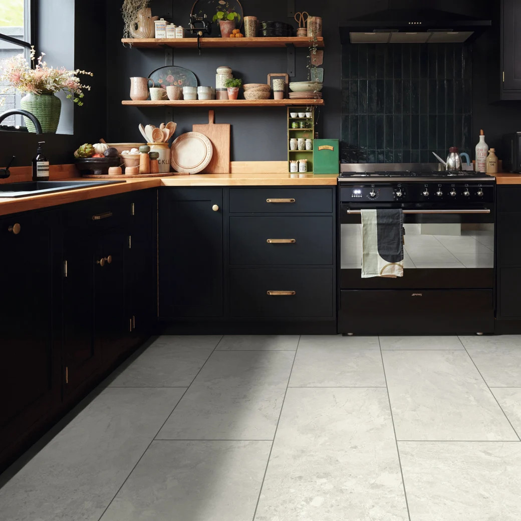 Karndean Korlok Select Bianco Breccia Marble is at Georgia Carpet