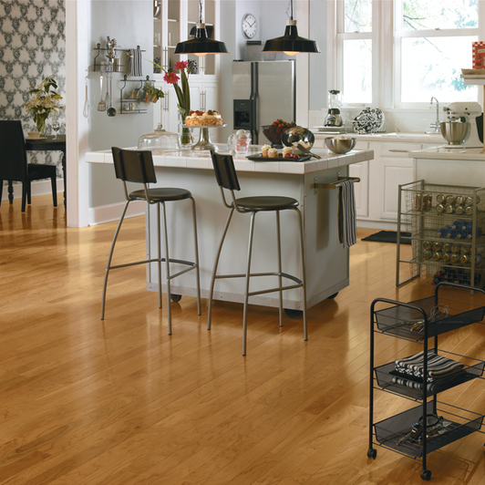 Bruce Turlington American Exotics Natural Cherry 3" E7300 Engineered Hardwood Plank (E7300) Room Scene
