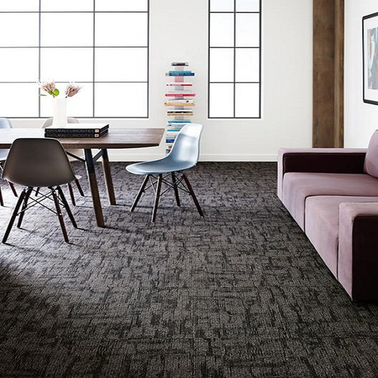 Shaw Philadelphia Crackled Commercial Carpet Tile Room Scene