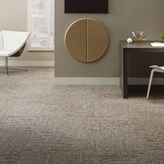 Shaw Philadelphia Duo Carbon Copy 54806 Commercial Carpet Room Scene