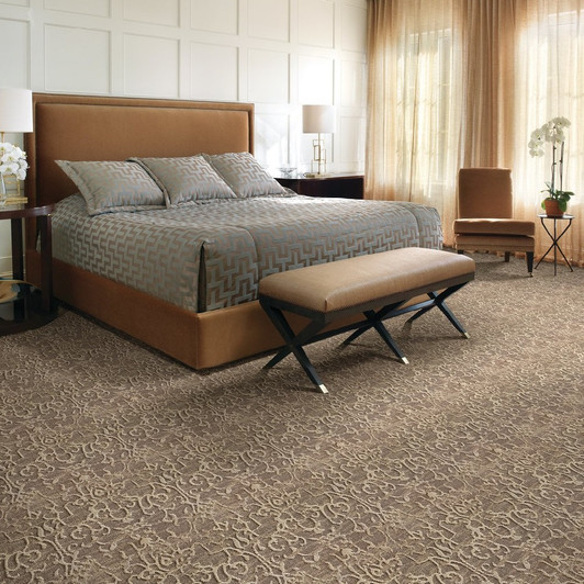 Stanton Relax Garden of Eden Polysilk Blend Residential Carpet Room Scene