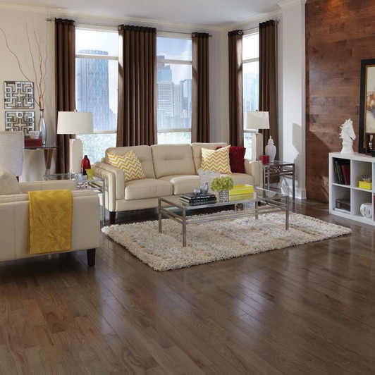 Somerset Color Plank Collection 5" Engineered Hardwood Plank Room Scene