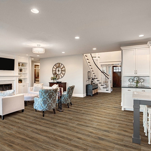 Chesapeake Flooring Coastal 9" x 48" CHLGEM9 Luxury Vinyl Plank Room Scene