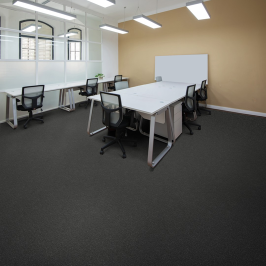 Mohawk Aladdin Scholarship II 24" x 24" 2B101 Commercial Carpet Tile Room Scene