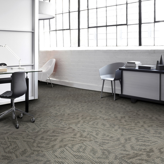 Mohawk Aladdin Spirited Moment 24" x 24" 2B72 Commercial Carpet Tile Room Scene