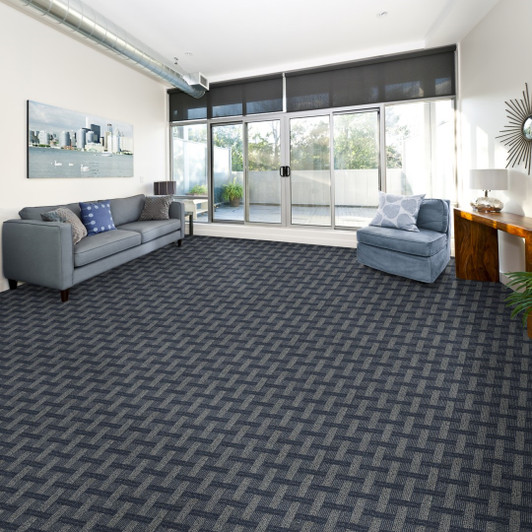 Mohawk Aladdin Urban Shift Union Center AQ188 Commercial Broadloom Carpet Room Scene