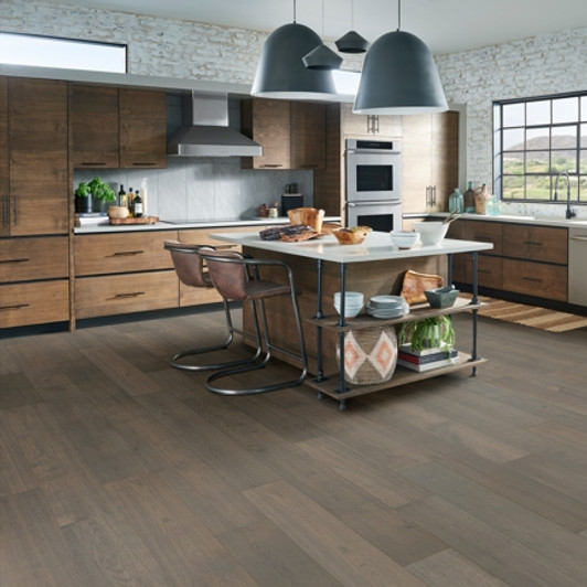 Bruce Brushed Impressions Platinum 9" BRBH96EK Engineered Hardwood Plank Room Scene