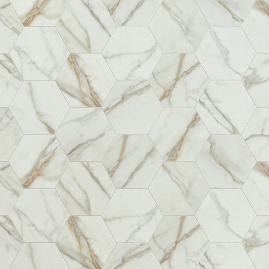 Mannington Revive Carrara Gold Vinyl Sheet Flooring