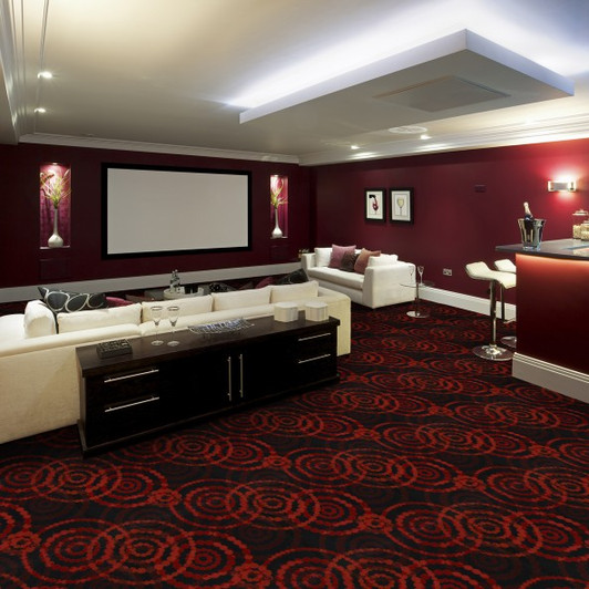 Joy Carpets Any Day Matinee Dottie 26 oz. 151726 Commercial Broadloom Carpet Room Scene