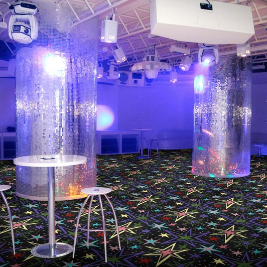 Joy Carpets Kaleidoscope Kapow 32 oz. 173432 Commercial Broadloom Carpet Room Scene