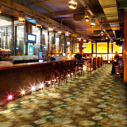 Joy Carpets Games People Play Keeping Score 26 oz. 158426 Commercial Broadloom Carpet Room Scene