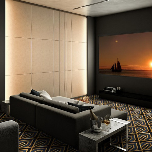 Joy Carpets Any Day Matinee Pinnacle 26 oz. 207526 Commercial Broadloom Carpet Room Scene