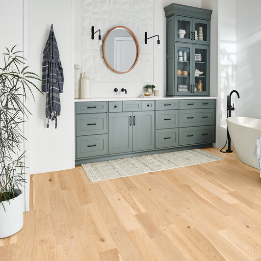 Hartco HydroBlok White Oak 6 1/2" Engineered Hardwood Room Scene