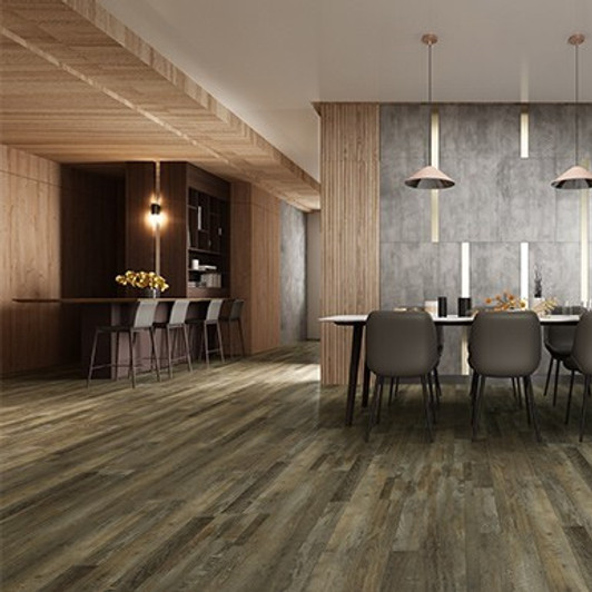 Create Flooring Rigid Ultra 7" RDU6M Luxury Vinyl Plank Room Scene