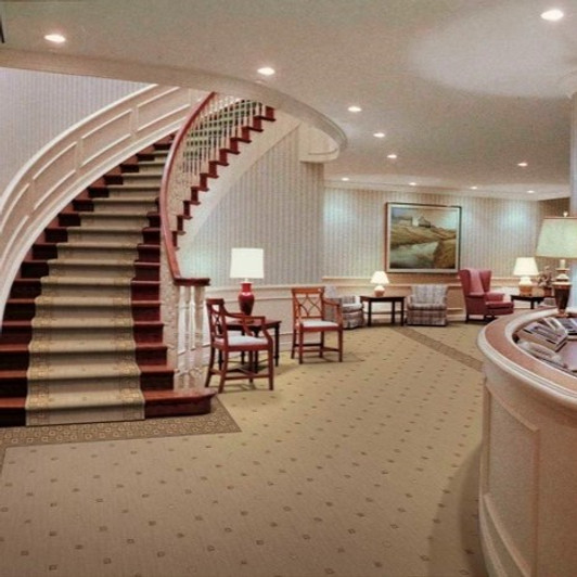 Nourison Cosmopolitan Cosmo Square C31F Residential Carpet Room Scene