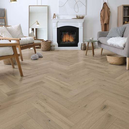 Mullican Castillian Premier Herringbone Engineered 4.92" Engineered Hardwood Plank Room Scene