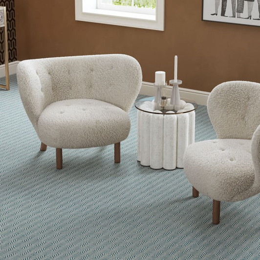 Kaleen Cat Island II Residential Carpet Room Scene