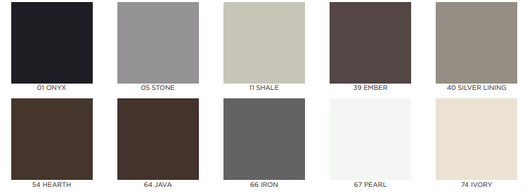 COREtec Finishworx US181 Universal 4" x 48" Rubber Wall Cove Base Strip Colors