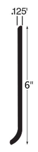 COREtec Finishworx US188 Universal 6" Rubber Wall Base Roll