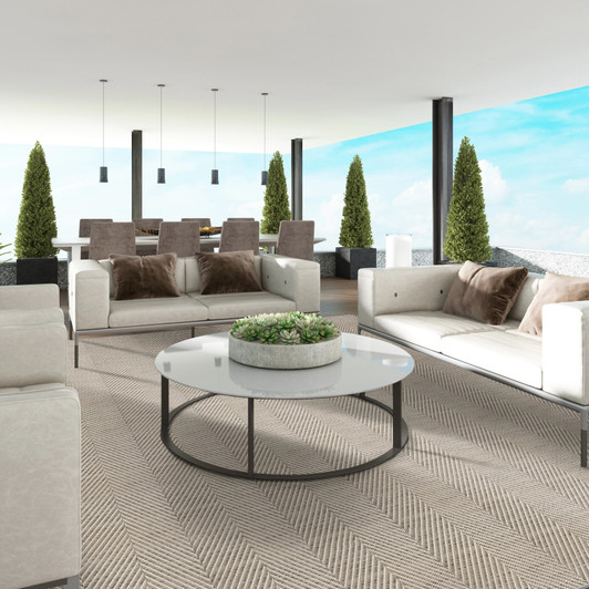 Stanton Four Seasons Marazul Residential Carpet Frost Room Scene