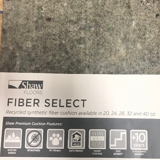 Shaw Fiber Select 40 769PD 12' Carpet Cushion Padding
