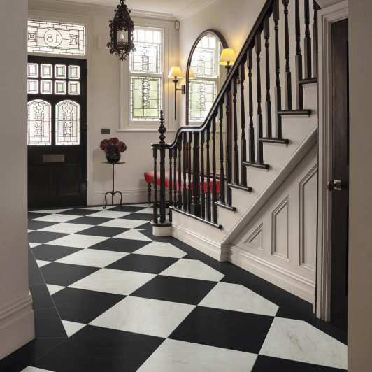 Karndean Art Select Stone 18" x 18" Glue Down Luxury Vinyl Tile (LM3) Room Scene