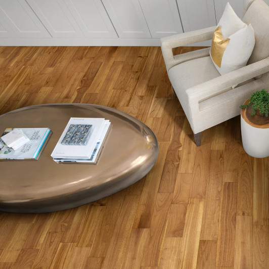 Shaw Hardwoods Regatta Teak 6 1/2" SW763 Engineered Hardwood Plank Room Scene