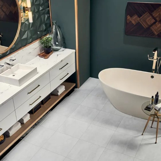 Mannington Adura Flex Vienna FXT430 18"x18" Luxury Vinyl Tile Room Scene