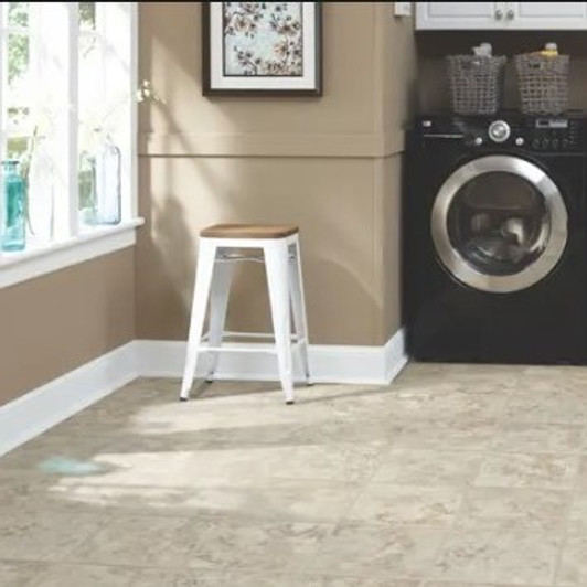 Mannington Benchmark Resilient Northcrest 383 Vinyl Sheet Flooring Room Scene