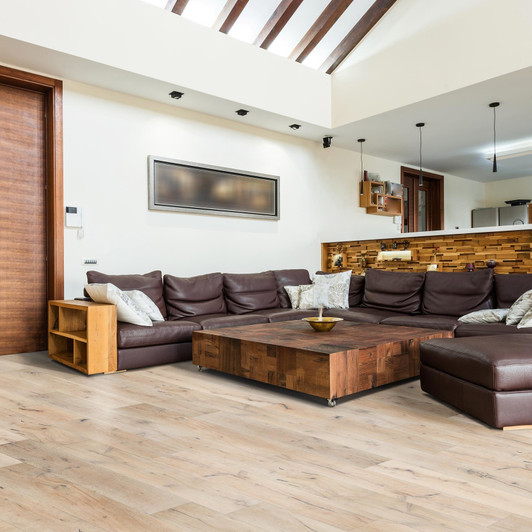 Naturally Aged Flooring Medallion Collection Boney Mountain 91198 Engineered Hardwood Room Scene
