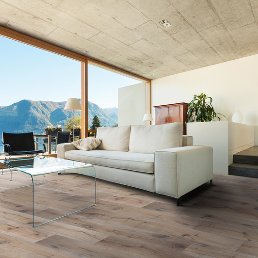 Naturally Aged Flooring Medallion Collection Trailhead 91198 Engineered Hardwood Room Scene