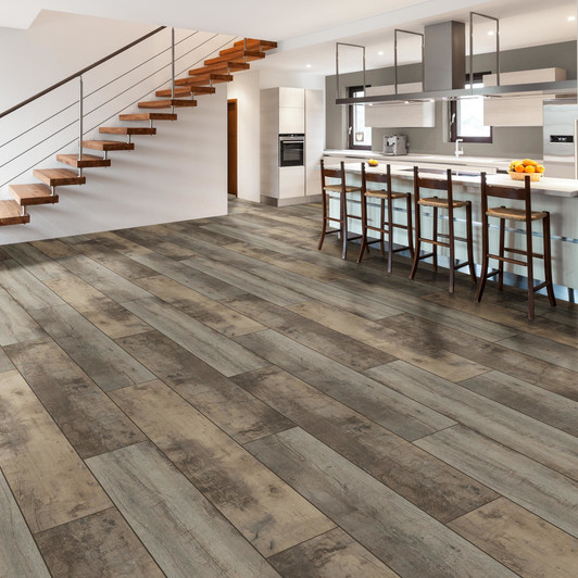 Naturally Aged Flooring Waterford Collection Timbermill 91177 Luxury Vinyl Plank Room Scene