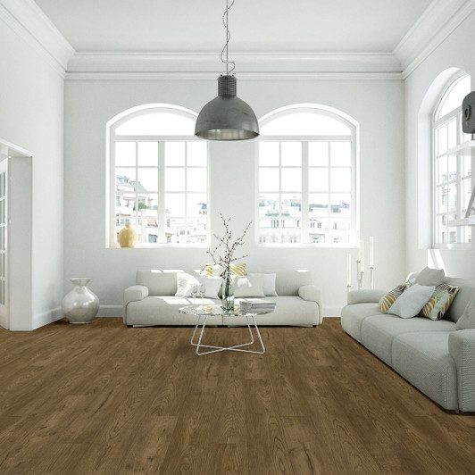 Happy Feet Stone Elegance II 7-1/4" Rigid Core Luxury Vinyl Plank Room Scene