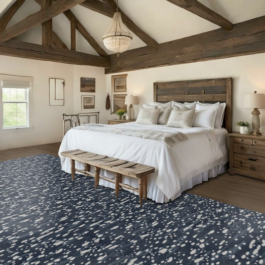 Stanton Dream Cece Midnight Blue Area Rug Room Scene Rug