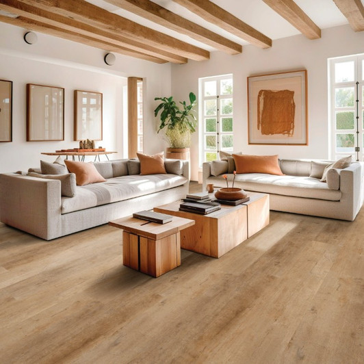 Stanton Natural Beauty Summit 12 Whispering Ridge WPC Luxury Vinyl Plank Room Scene