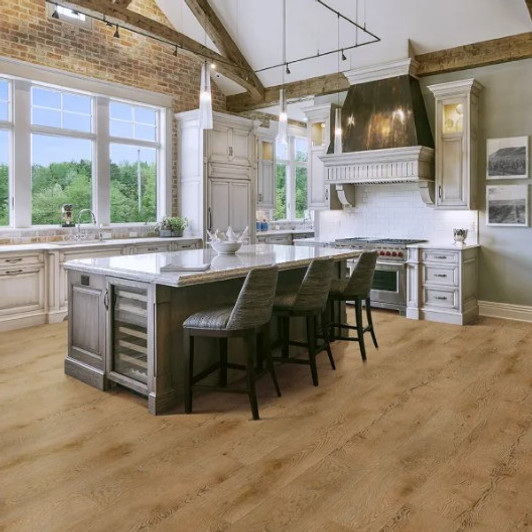 Titan Surfaces Essentials 9" WPC Luxury Vinyl Plank Room Scene