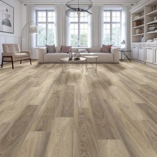 Titan Surfaces Genesis 7" HPC Luxury Vinyl Plank Room Scene