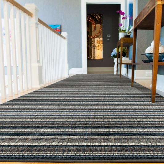 Stanton Crescent Tailor Made Finnegan Stripe Residential Carpet - Lakeside Room Scene