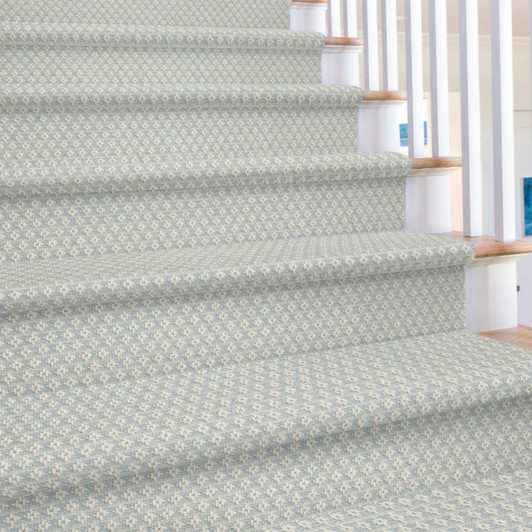 Stanton Rosecore Matelasse 15' Residential Carpet - Bluebell Room Scene