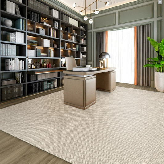 Stanton Atelier Camelot Sagemore Residential Carpet - Dove Room Scene